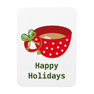 Ímã Feliz Natal Cozy Tea