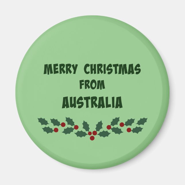Imã Feliz Natal da Austrália (Frente)