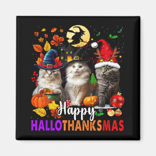 Imã Feliz Natal de Ação de Graças de Halloween HalloOb