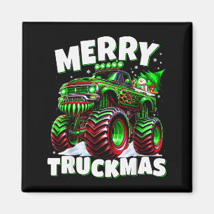 Imã Feliz Natal de Caminhão Crianças e Meninos Natal