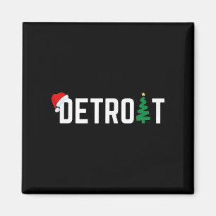 Imã Feliz Natal Detroit Felizes Festas Michigan Sa