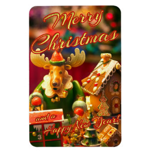 Ímã Feliz Natal e Feliz ano novo!