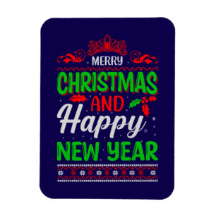 Ímã Feliz Natal E Feliz ano novo-72965