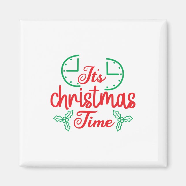 Imã Feliz Natal É Hora De Natal (Frente)
