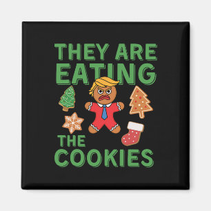 Imã Feliz Natal - Eles Estão Comendo Biscoito