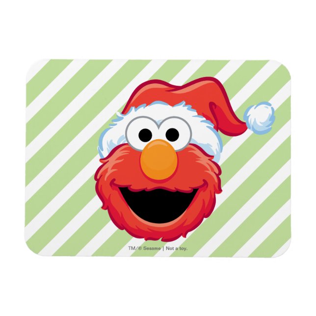 Ímã Feliz Natal Elmo (Horizontal)