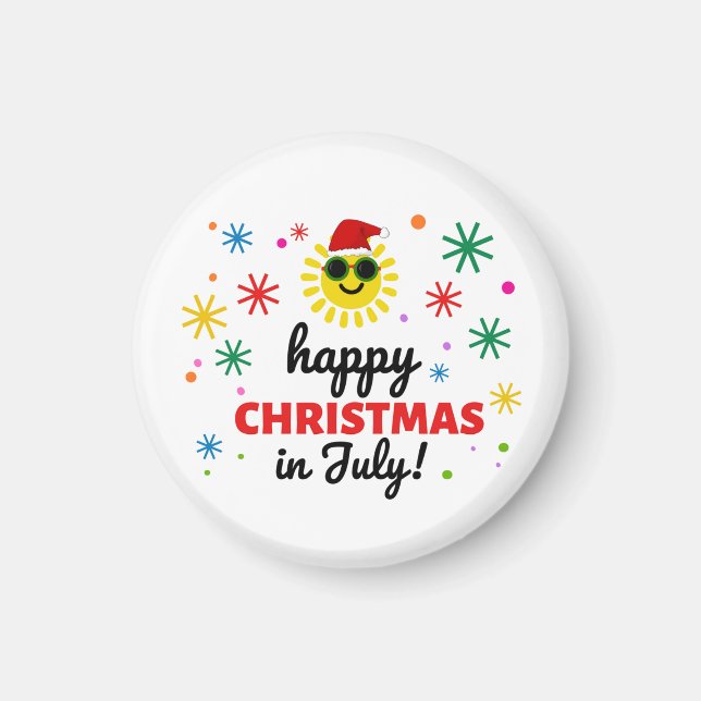 Imã Feliz Natal em Julho (Frente)