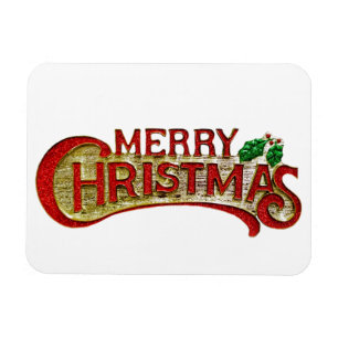 Ímã Feliz Natal Estilo de Vintagem Feriado Gift Magnet