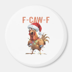 Imã Feliz Natal F Caw F Design Retro Legal