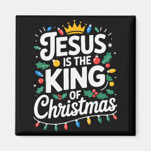 Imã Feliz Natal Família Correspondência Jesus é Rei De