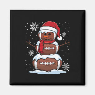 Imã Feliz Natal Futebol Boneco de Neve Férias Esportes