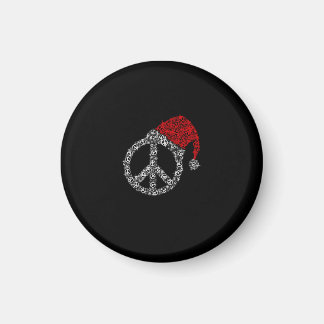 Imã Feliz Natal | Hippies Símbolo Santa Claus Hat
