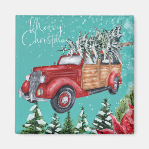 Imã Feliz Natal Inverno Mama de Neve