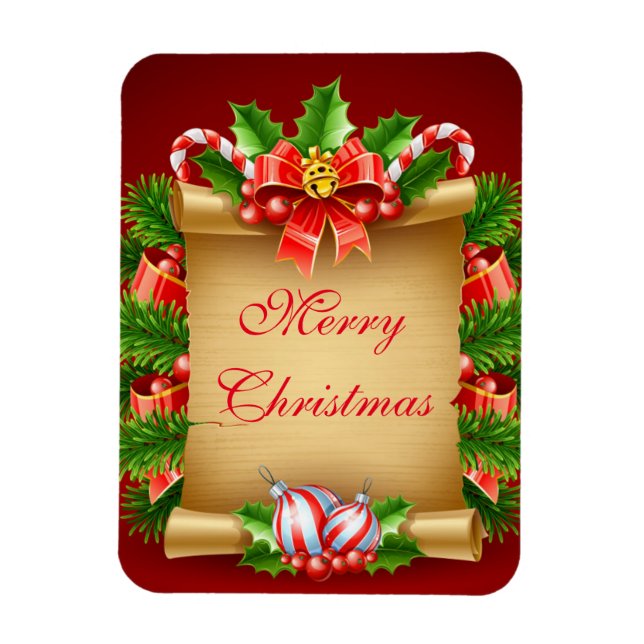 Ímã Feliz Natal Magnet (Vertical)