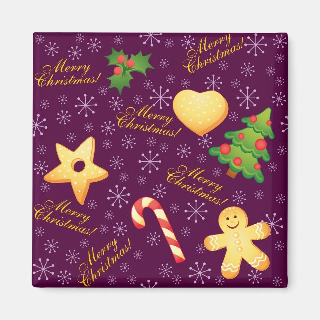 Imã Feliz Natal Magnet (Frente)