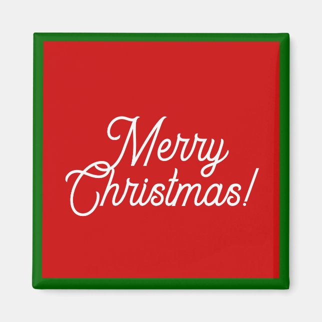 Imã Feliz Natal Magnet (Frente)