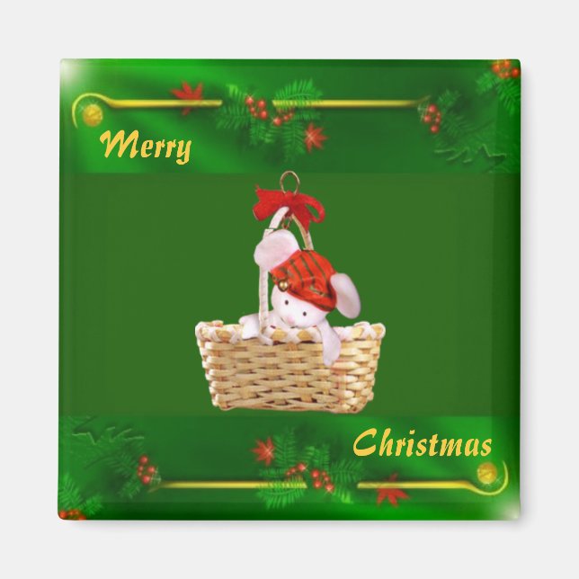 Imã Feliz Natal Magnet (Frente)