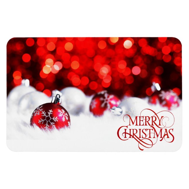 Ímã "Feliz Natal" Magneta flexível (Horizontal)