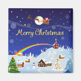 Imã Feliz Natal na Lua cheia