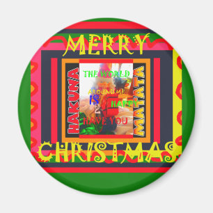 Imã Feliz Natal O mundo à minha volta é feliz