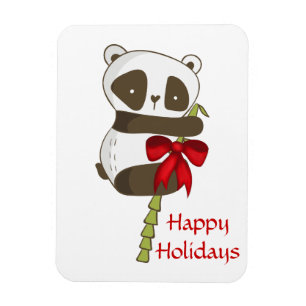 Ímã Feliz Natal Panda