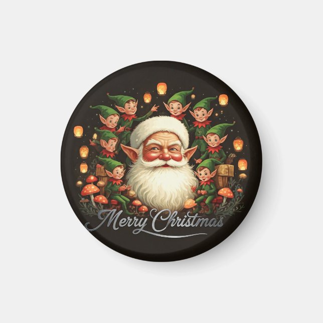 Imã Feliz Natal Papai Noel (Frente)