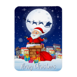 Ímã Feliz Natal Papai Noel