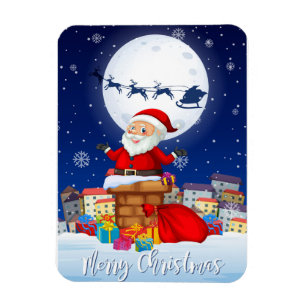 Ímã Feliz Natal Papai Noel