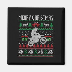 Imã Feliz Natal Papais noeis de bicicleta Engraçados C