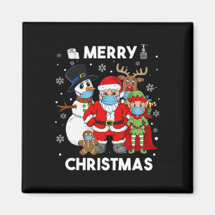 Imã Feliz Natal Papais noeis E Amigos Meninos Família