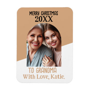 Ímã Feliz Natal para a vovó.