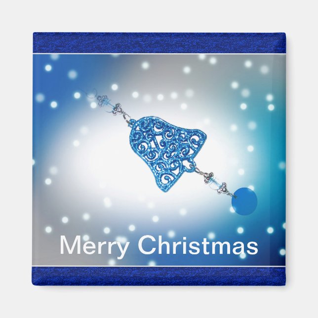 Imã Feliz Natal Personalizável (Frente)