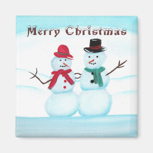 Imã Feliz Natal, pessoas dos ímãs da neve
