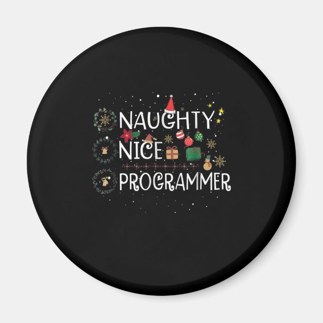 Imã Feliz Natal | Programador malvado (Frente)