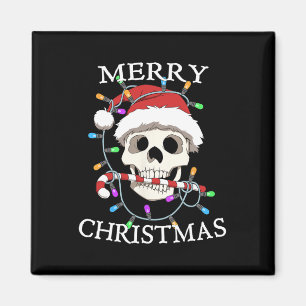 Imã Feliz Natal Skeleeton Men Women