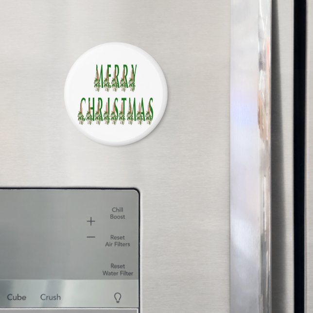 Imã Feliz Natal - Vela Font (In Situ (Fridge))