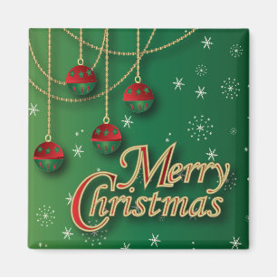 Imã Feliz Natal Verde
