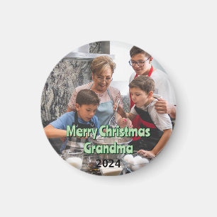 Imã Feliz Natal Vovó 2024 Magnet
