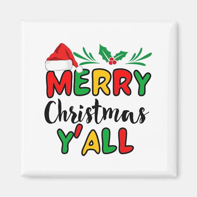 Imã Feliz Natal Y (Frente)