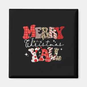 Imã Feliz Natal Yall Natal Homens Mulheres Crianças