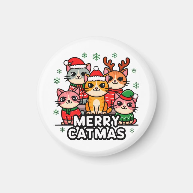Imã Feliz Natalzinho Divertido de Natal (Frente)