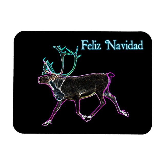 Ímã Feliz Navidad - Caribe elétrico (Horizontal)