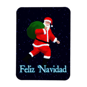 Ímã Feliz Navidad - Papai Noel
