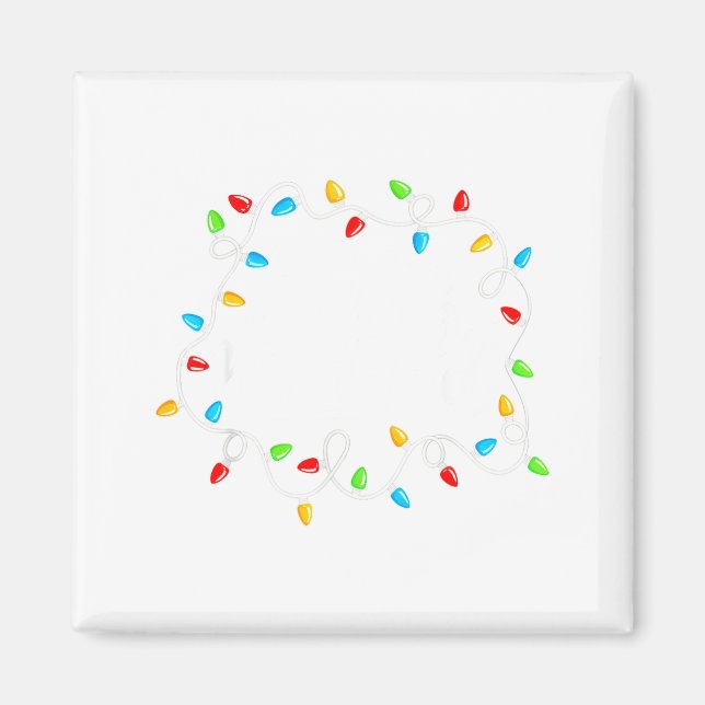 Imã Feliz Navidad Spanish Mexican Christmas Xmas Light (Frente)