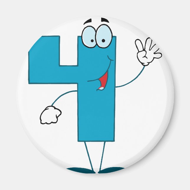 Imã Feliz Número 4 (Frente)