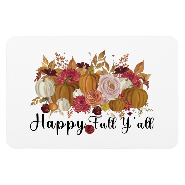 Ímã Feliz outono Y (Horizontal)