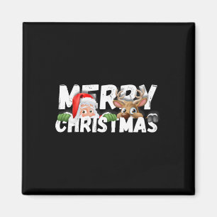 Imã Feliz Papai noel de Natal