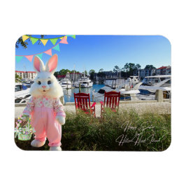 Ímã Feliz Páscoa de Harbour Town, Ilha de Hilton Head