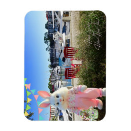 Ímã Feliz Páscoa de Harbour Town, Ilha de Hilton Head