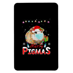 Ímã Feliz Pigmas Rosto Máscara Engraçado Guiné Natal P